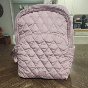 Vera Bradley Light Pink Quilted Backpack